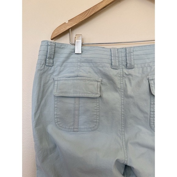 Dockers women's Capri pants light blue drawstring Size 14 - Picture 5 of 9